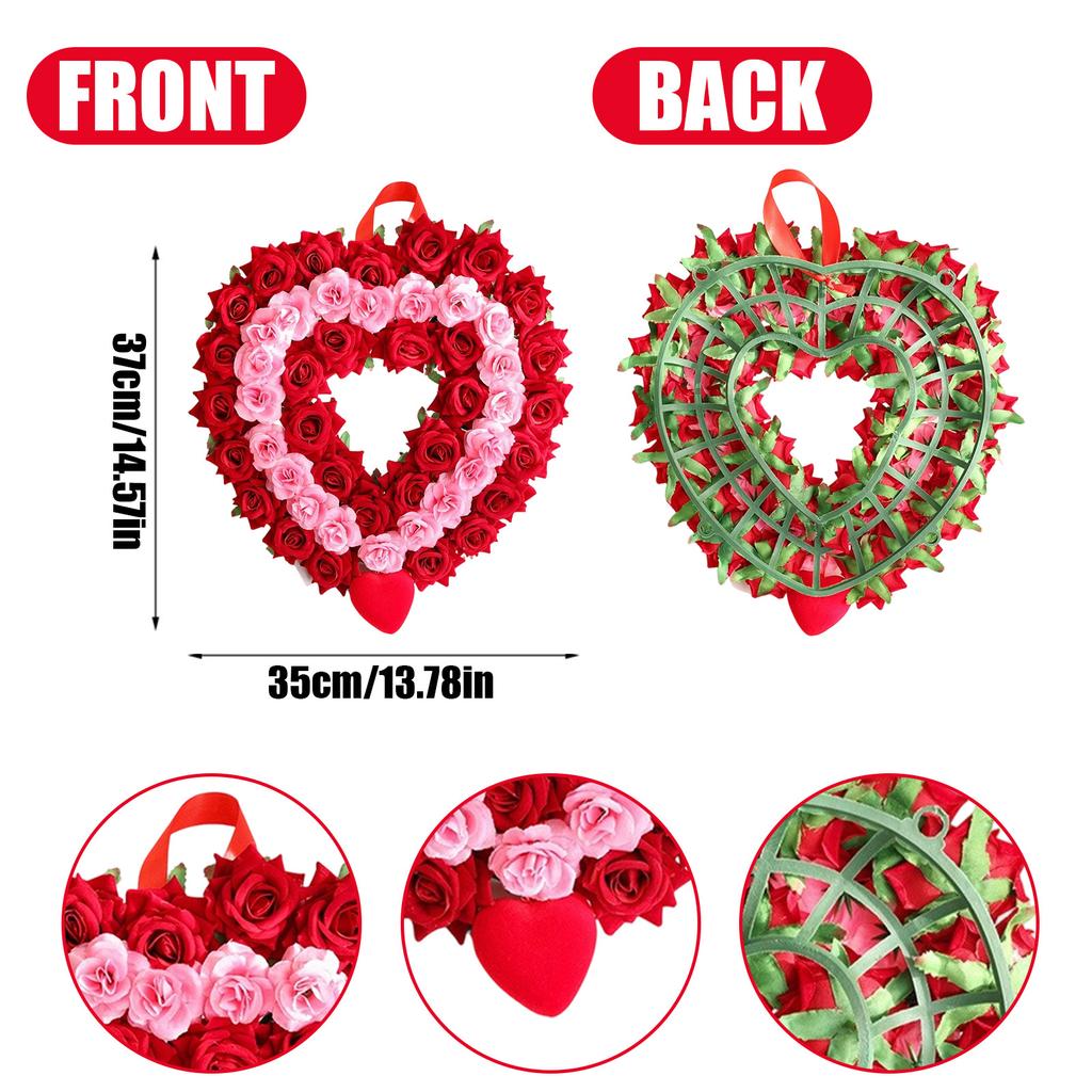 Rose Ring Home Decoration Wreath Door Hanging