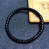 Black Agate Thick Straight-Cut Spacer Beads for DIY Jewelry