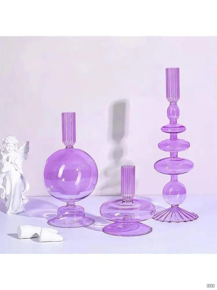 Candlestick for 3 St. pcs glass salad