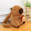 Cute Capybara Backpack Plush Toy Doll Stuffed Animal Gift for Girls' Birthday
