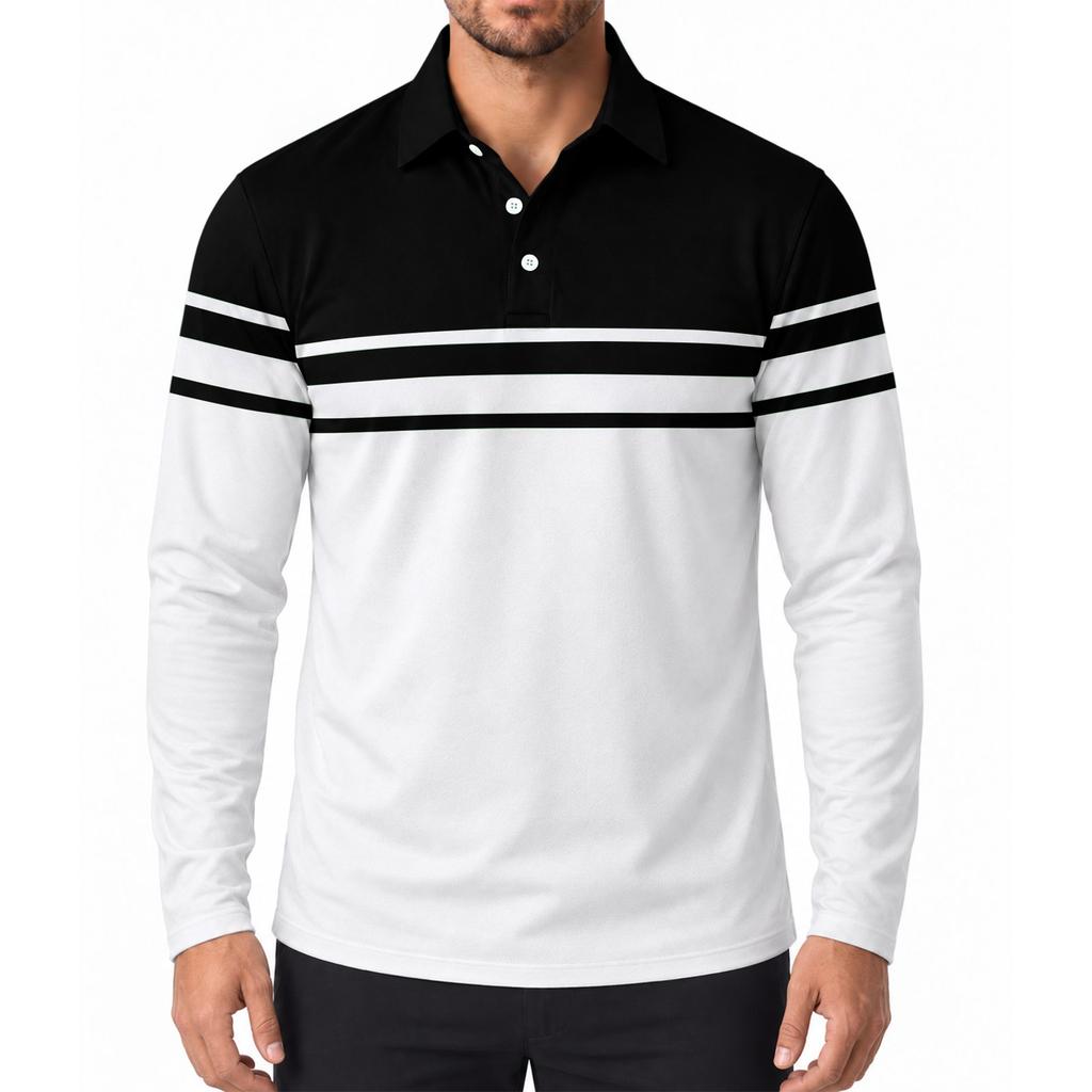 Men's Long Sleeve Spring and Fall Shirt, Casual Top for Daily Wear and Outdoor Activities