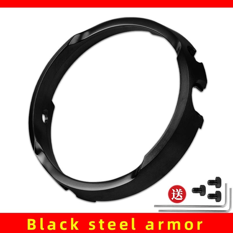 

Modified Case Protector Shroud For Seiko Canned SNE497 SNE498 SNE499 SNE518 SNE533 Metal Armor Steel Bezel Outer Shell DIY parts Specialized size чёрный