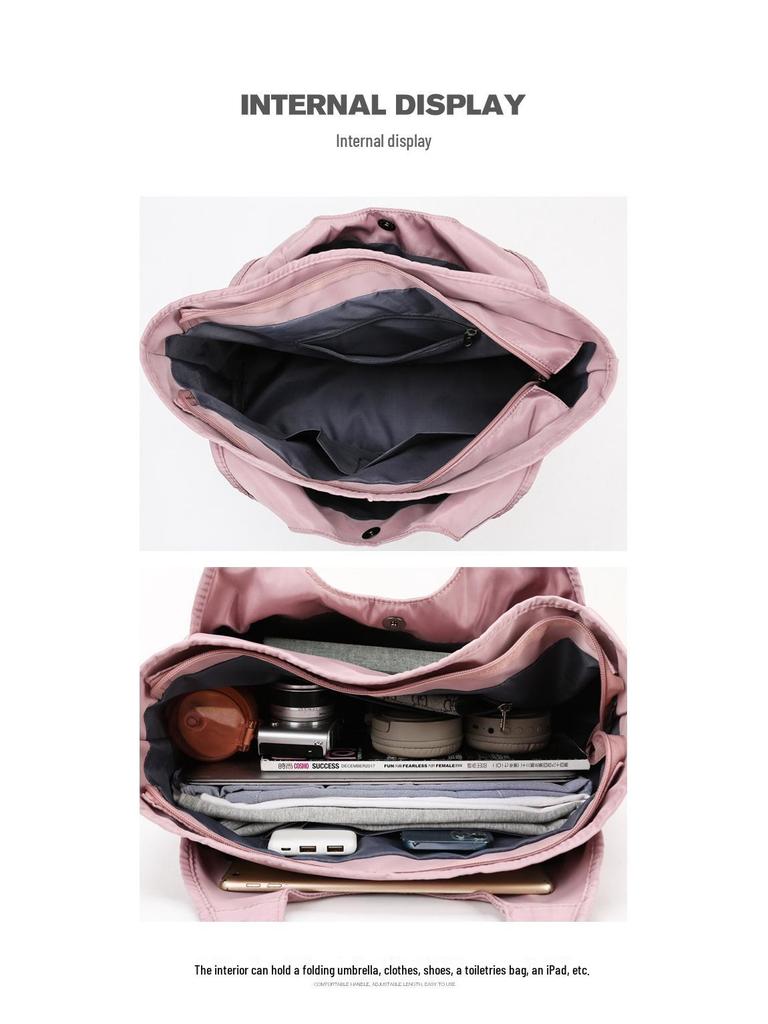2025 Trendy Women's Multi-Pocket Oxford Cloth Handbag - Large Capacity Nylon Shoulder Casual Dance Bag