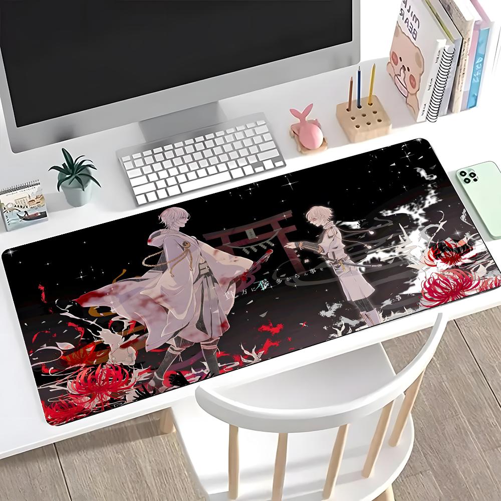 anime T-touken R-ranbu Mouse Pad Mousepad Large Gaming LockEdge Thickened Computer Keyboard Table Desk Mat