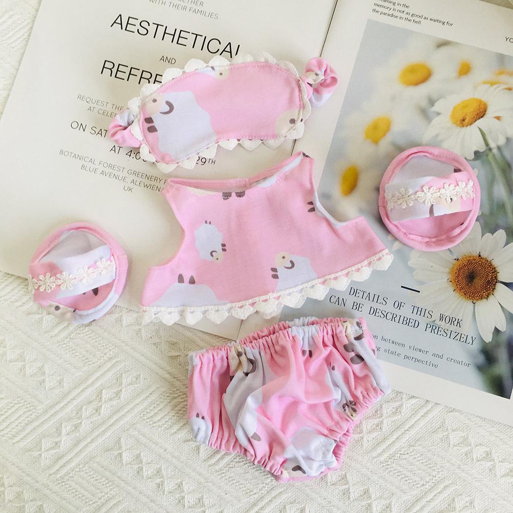 Medium 30cm Handmade Doll Clothes for Jointed Bear - S Size Belle Lulu Outfit Gift for Girls