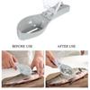 16cm Fish Scale Scraper - Easy Tool with Transparent Container for Quick Cleaning, Ergonomic Handle for Secure Grip On Sale