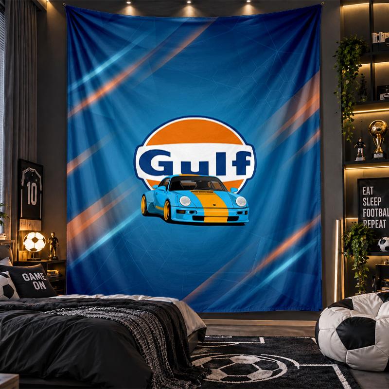 Wall Hanging Tapestry Gulf Print Cloth for Living Room Bedroom Home Decor