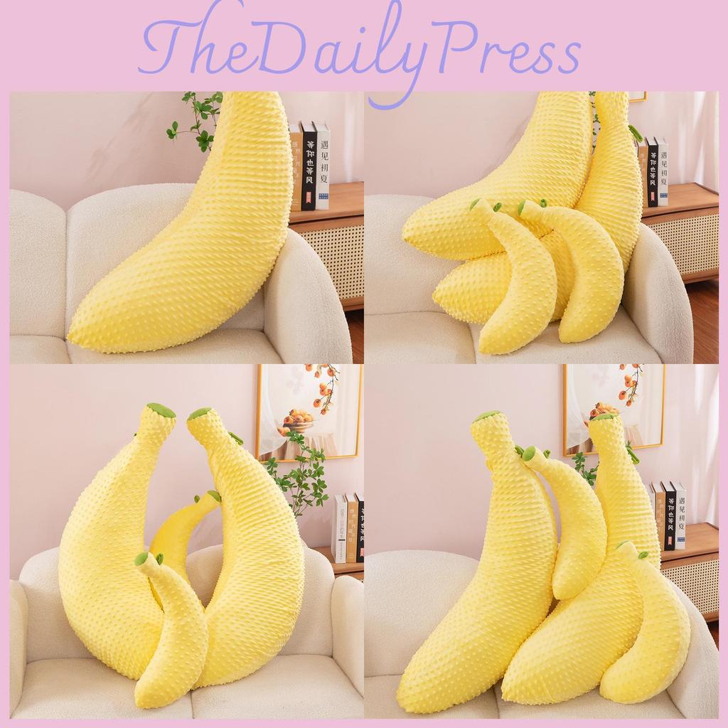 Banana Plush Cartoon Toy Soft Filled Doll Room Decoration Children Gift Holiday