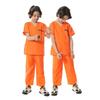 Volwassen Gevangenenkostuum Oranje Gevangenenoverall Vrijlating Outfit voor Halloween Oranje Gevangenenkostuum Mannen Gevangenis Overall Kostuum