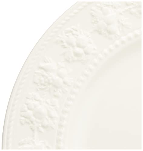 Wedgwood (Authentic Imported Product) Wedgwood Festivity Plate, 27cm, Ivory, Wedding Gift, 58951101041
