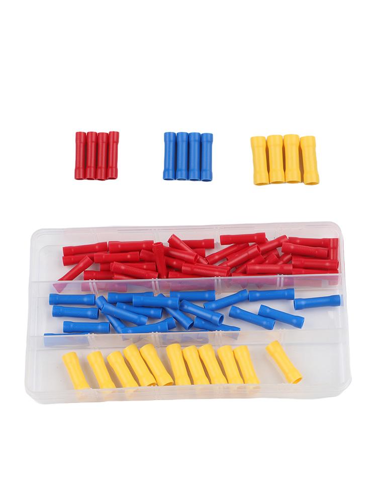 BV1 25 BV2 BV5 heat shrink tubing For wire connector set 90pcs with materials for electrical and automotive use