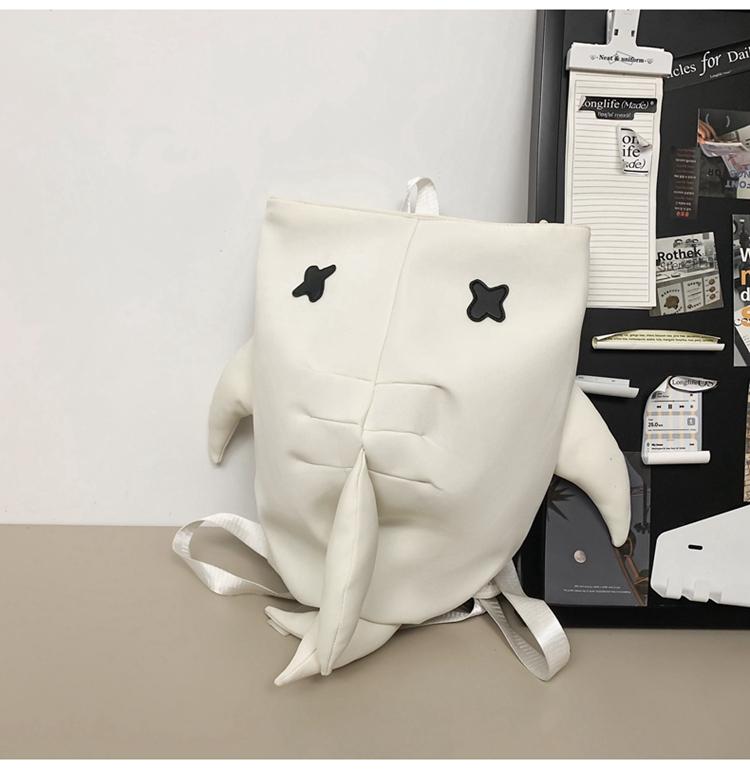 Student Bag Female Shark Backpack Men's Travel Backpack