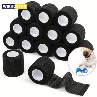 1 stücke Selbst-Haftung Bandage Fixier Bandage Tier Bandage Hand Reißen Wasserdichte Elastische Bandage für Haustiere 5cm * 4,5 m