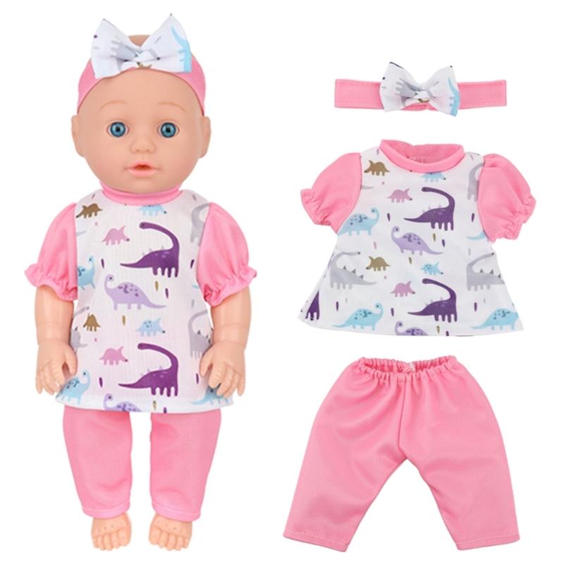 30cm Soft Vinyls Reborns Figurine Toy For Preschool with Life Like Design Imaginative Play Companion Doll for Toddler