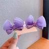 2 PCS Bowknot Bow Hairpins Candy Color Headwear Fashion Hair Accessory  Baby