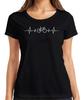 Bicycle Heartbeat Ecg Bicycle Love Pulse Cyclist Road Bike Biker Unisexs Tshirt