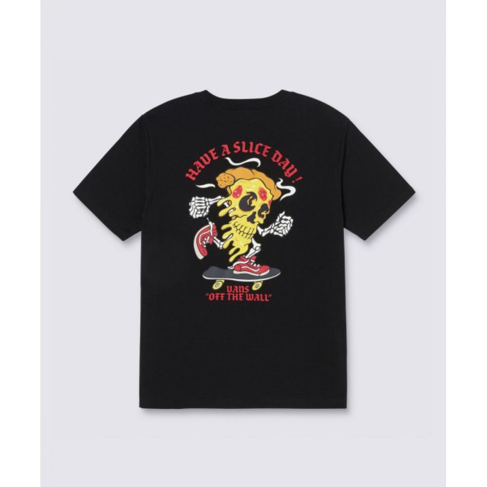 

Футболка с коротким рукавом и рисунком VANS Pizza, черная VN000GRYBLK1