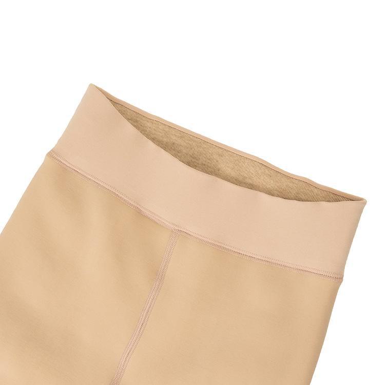 500g Colanți calzi de mărime mare, căptușiți cu catifea, cu etrier la picior