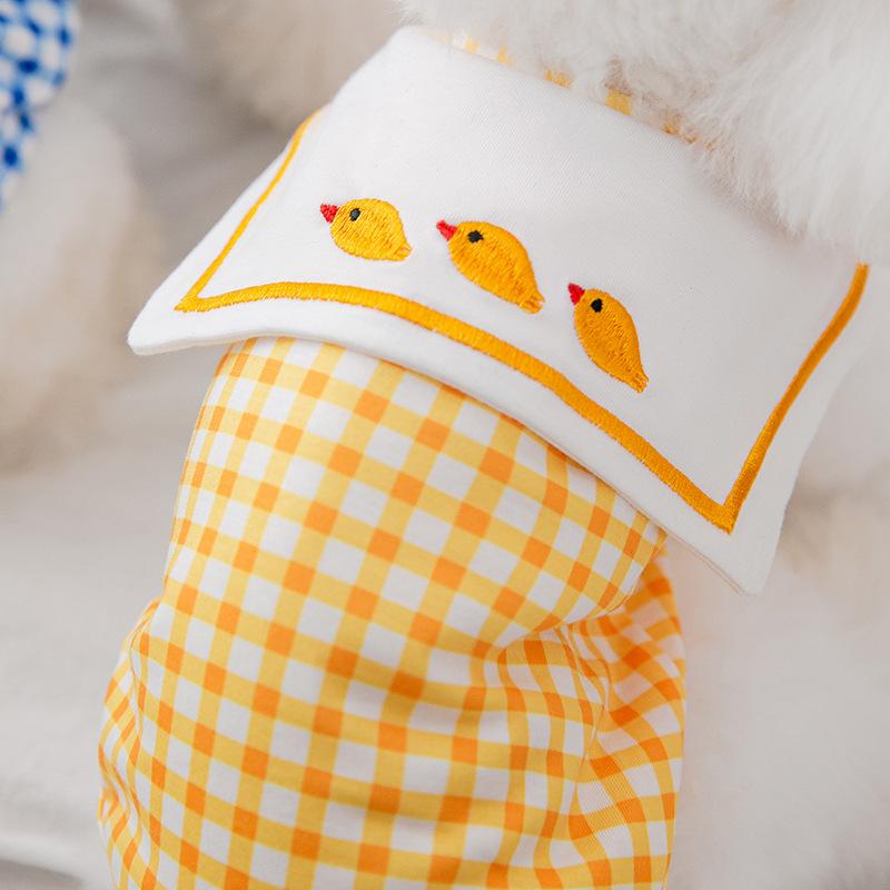 

Футболка с изображением цыпленка, одежда для собак, жилет, рубашки для кошек, одежда для собак, тонкие маленькие милые чихуахуа с рисунком чихуахуа, летние синие талисманы для мальчиков XS жёлтый