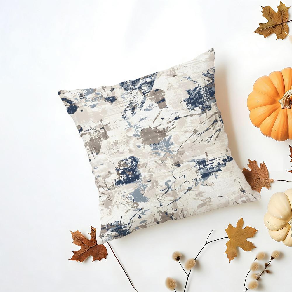 

IINS Korean Style Background Pattern Ins Style Cushion Cover Washable Linen Pillowcase Soft for Daily Sofa Bed Home Room Decor 30x30cm