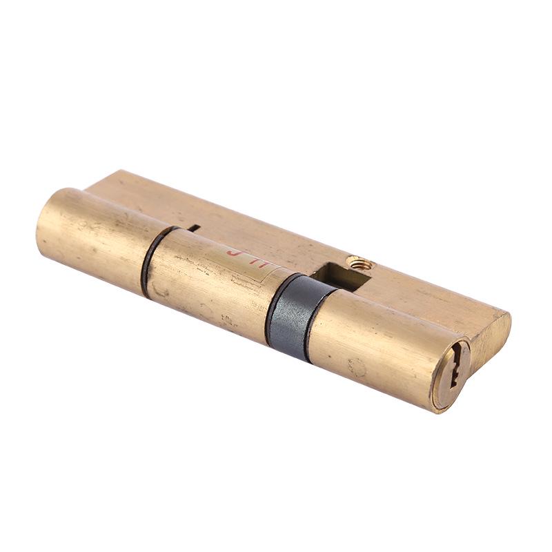 All-Copper Anti-Theft Door Lock Cylinder with Stainless Steel Iron Key