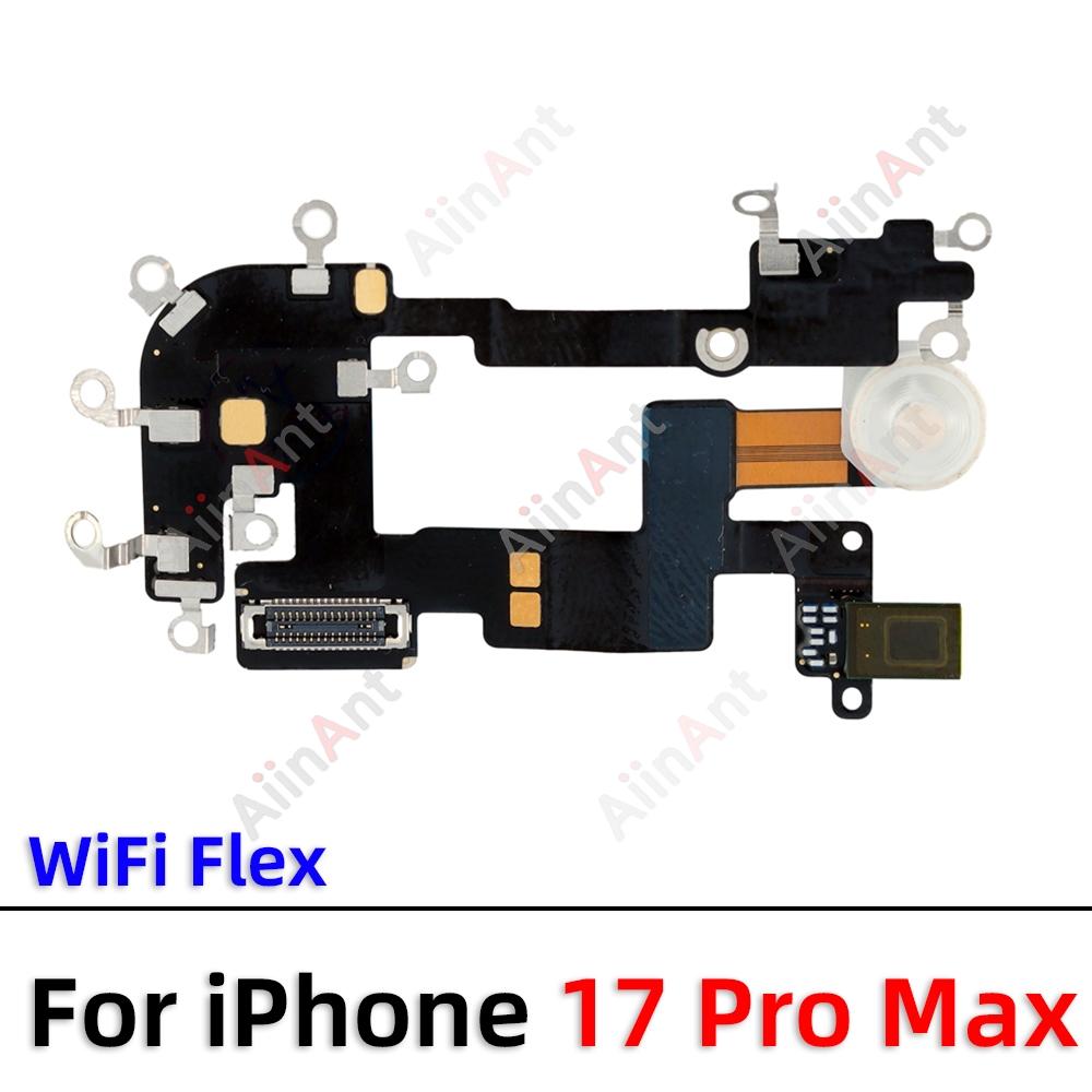 OEM NFC Bluetooth GPS Cellular Antenna WI-FI Signal Pressure Microphone Wifi Flex Cable For iPhone 17 Pro Max Air Parts