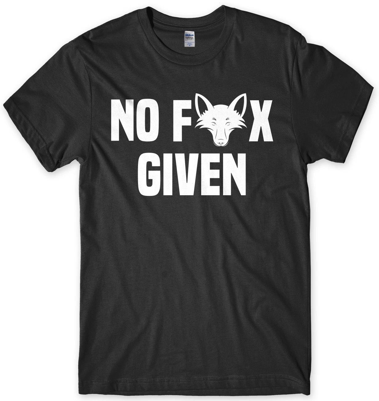 No Fox Given Mens Funny Unisex T-Shirt 2XL
