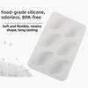 Heat Resistant Cocoa Fruit Silicone Mold 6/8 Cavity Baking Mold Portable Pudding Mold  Chocolate