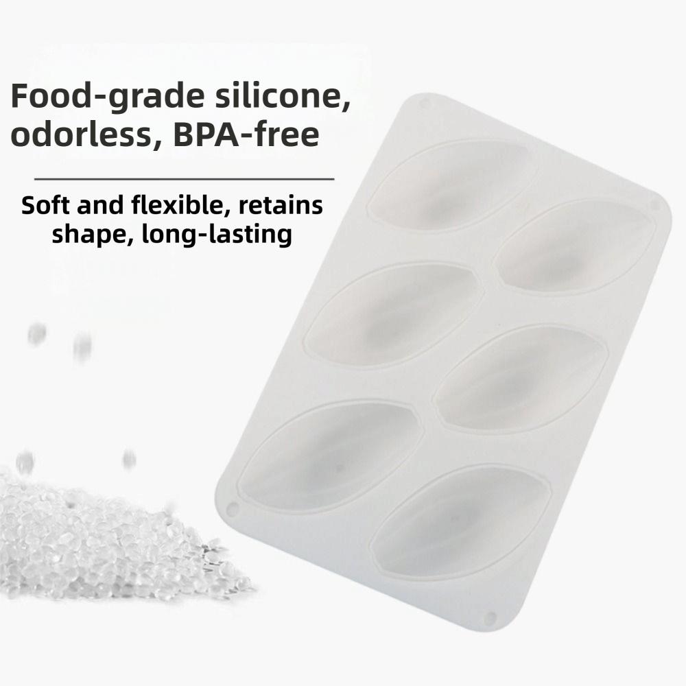 Heat Resistant Cocoa Fruit Silicone Mold 6/8 Cavity Baking Mold Portable Pudding Mold  Chocolate