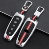 Styling Mouldings Zinc Alloy Car Remote Control Key Case Cover Shell Fob Holder For Ford Focus Edge Explorer Expedition C-Max Es