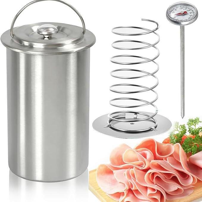 In-Stock 304 Stainless Steel Meat Steamer Pot with Thermometer