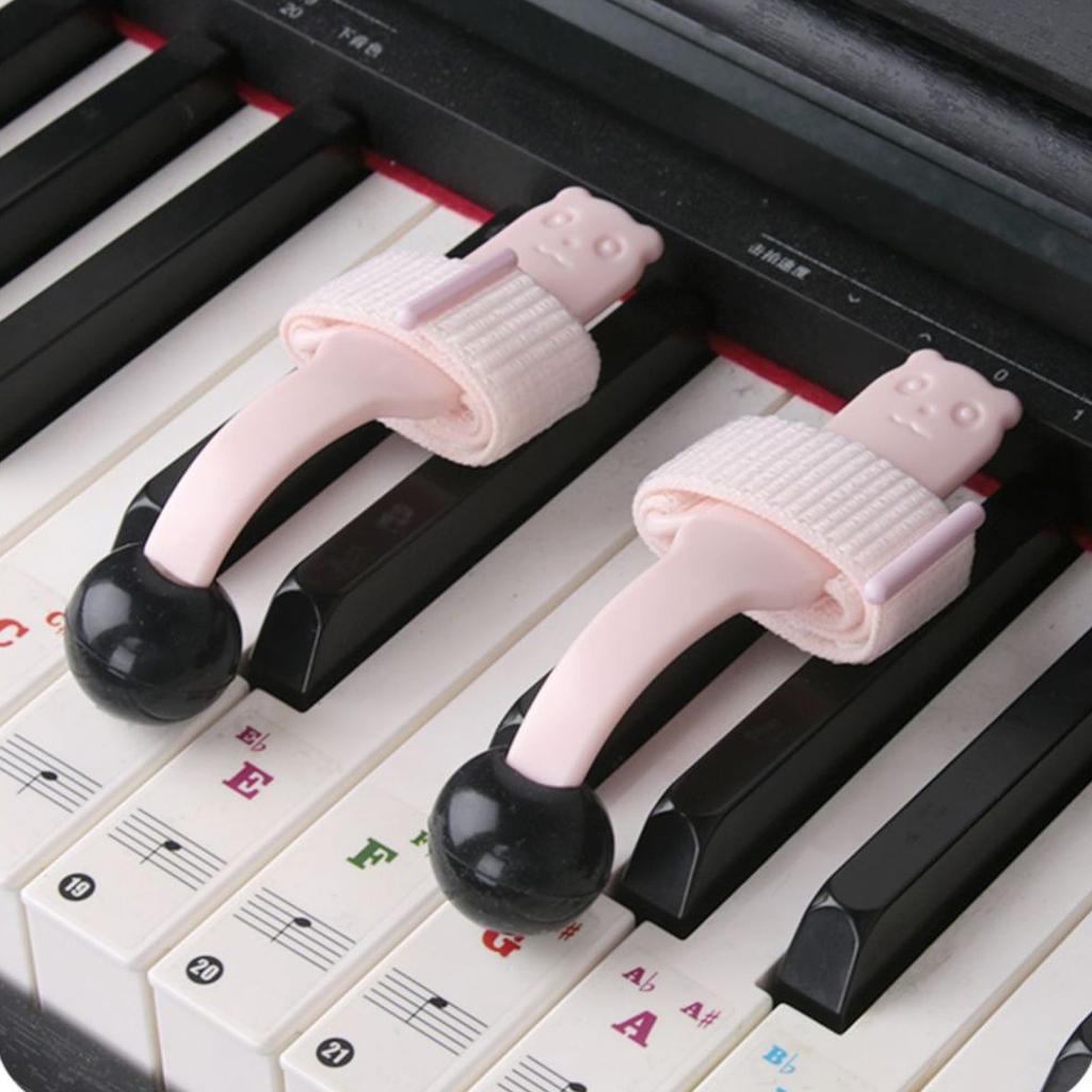 Handpositionstrainer für Klavier 1 Paar Klavierfinger-Trainer Starke Stütze Lebensmittelgeeigneter Gummi Fingerpositionierungshilfe zum Üben