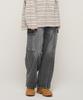CARGOBROS FOR WOMAN Work Washed Denim Cargo Pants (Dark Denim)