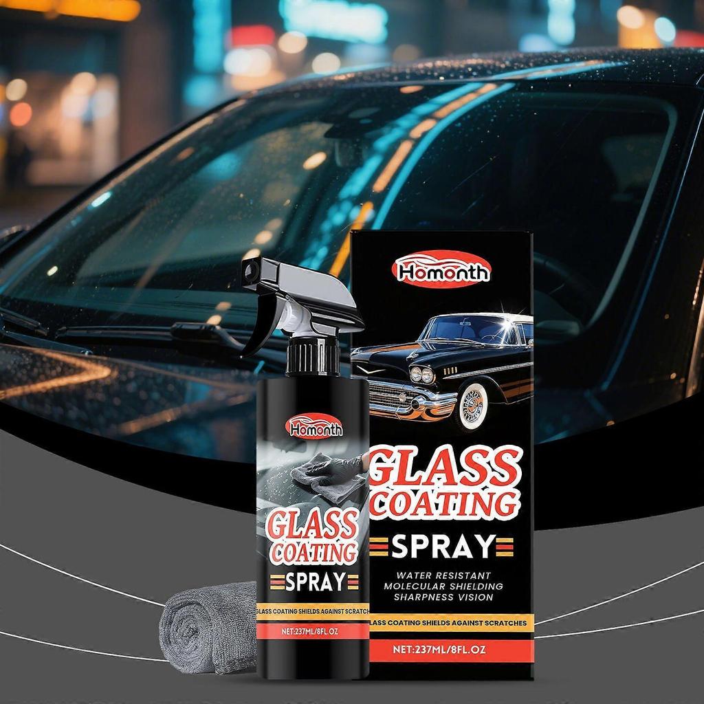 Car Glass Anti-Fog Hydrophobic Coating Spray Hydrophobic Anti-rain Car Liquid for Misty Morning Visibility