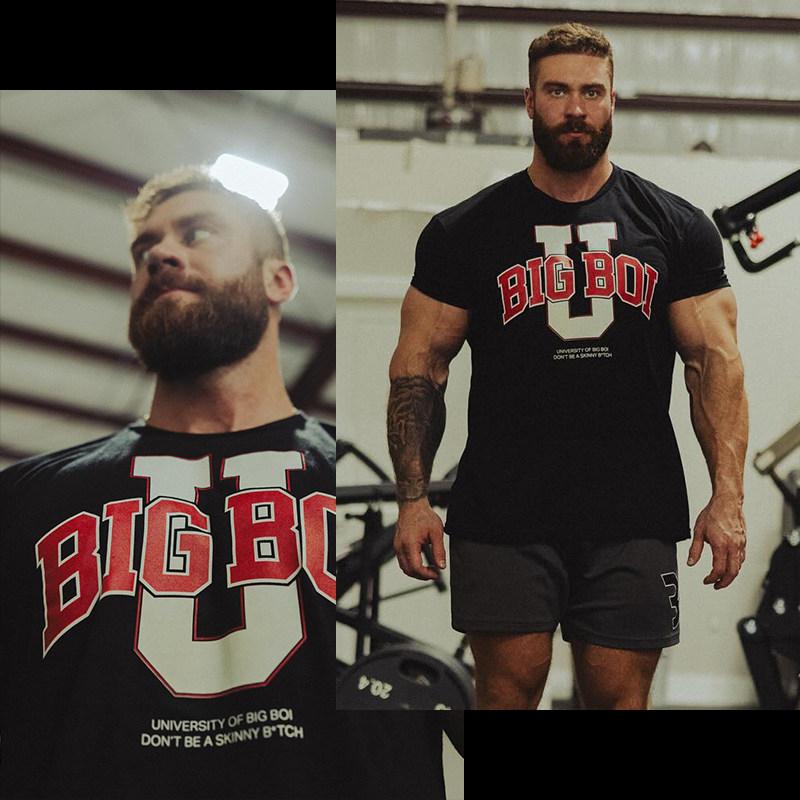 

THAVAGE Chris Fitness Training Gym Leisure TShirt Mens and Womens Luxury Brand 4XL