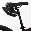 Waterproof Bike Seat Bag Large Capacity Zipper Closure Quick Release Seat Post Saddle Tool Storage Pack with Reflective Strip