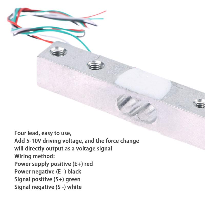 1/2Pcs Aluminum Alloy Weighing Pressure Sensor 1Kg 5Kg 10Kg 20Kg Hx711 Ad Module Weight Sensor Electronic Scale Load Cell