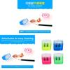 Dual Hole Pencil Sharpener With Geometric Design For Students And Office Use
