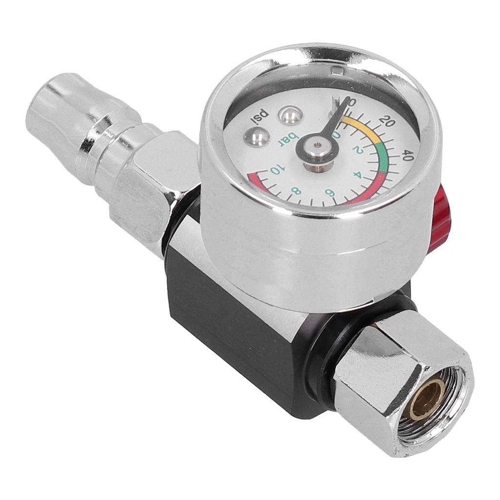 G14in Thread Spray Paint Gun Air Pressure Regulator Pressure Regulating Adjusting Valve Gauge