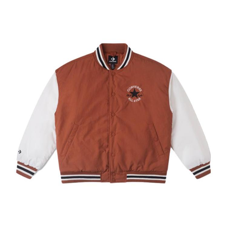 Converse Baseball Jerseys Men s Brown Baseball Collar Moderate Straight Fit 10025261-A02 XL