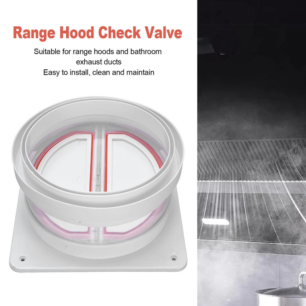 Dunstabzugshaube Rückschlagventil Einweg Geruchsdicht Kunststoff Küche Badezimmer Abzugskanal Rückschlagventil Rückstauklappe