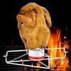 WuTuo Foldable Stainless Steel Roasting Chicken Rack