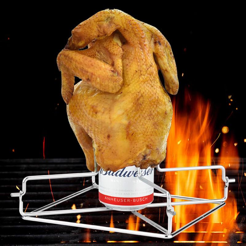 WuTuo Foldable Stainless Steel Roasting Chicken Rack