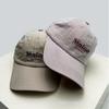 Baseball Letterings Alphabet Maine Stitched Stitching Embroidered KFashion Style Korean Women  Men Her Him For Fresh Caps Peaked Hats Little