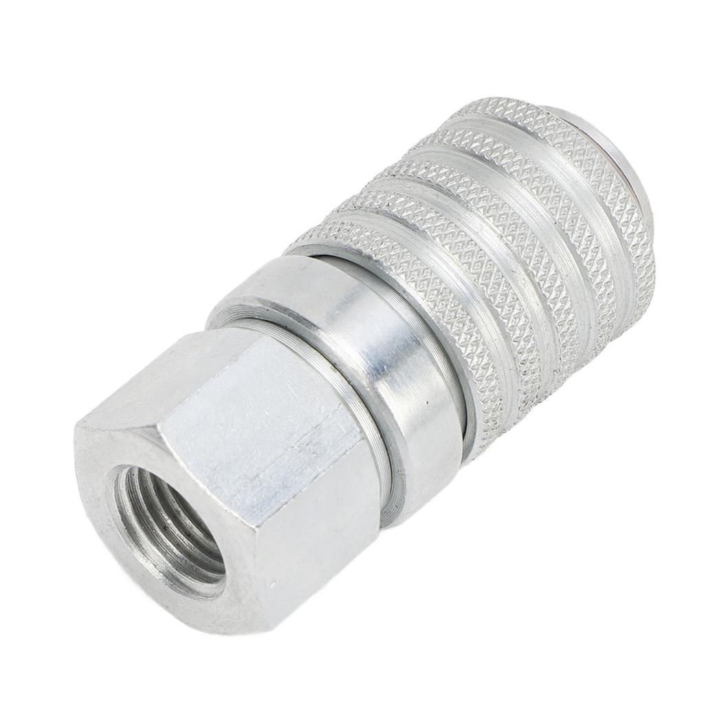 Diagnostic Equipment Coupler with Female Pipe Thread for PD242 Series Test Port 1 8in Body Size 1 4in‑18 NPTF Thread