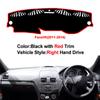 Car Dashboard Cover DashMat Carpet Cape For Mercedes-Benz C-Class W204 2008 - 2014 LHD RHD C-Klasse C180 C200 C220 C250 C300