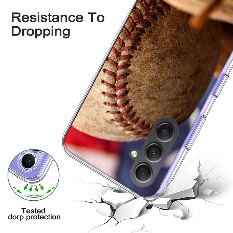 Baseball Cover For Samsung A54 A34 A24 A14 A53 A33 A23 A13 A52S A32 A22 A12 Phone Galaxy A03 A04 A02S A42 A73 TPU Case