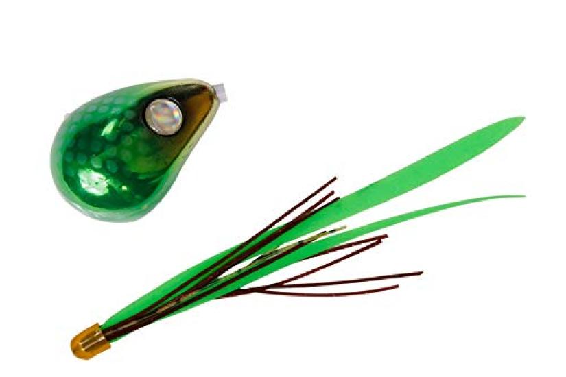 

JACKALL Bakuryu Binbin Ball Metallic Green Lead-Type Slide, 250g, F204, Green/Fluorescent T+