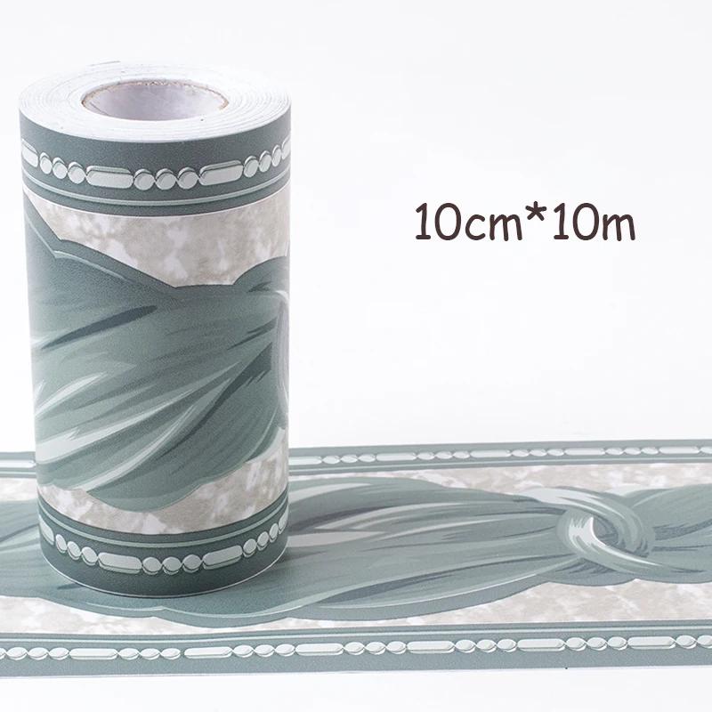 10M Self-Adhesive Wall Panels Border - Waterproof Decorative Film for Kids Room/Bathroom Tiles & Kitchen