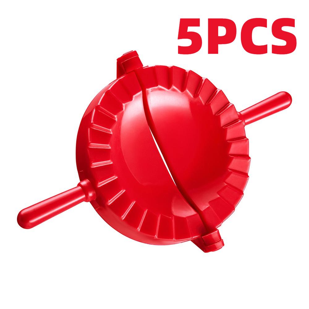 5PCS Dumplings Maker Mold Hand Dough Press Dumpling Clip DIY Ravioli Pie Mould Maker Kitchen Pastry Tools Cooking Accessories